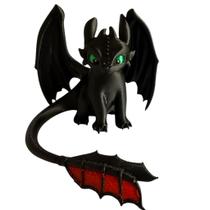 Dragão Fúria da Noite Banguela Miniatura Realista para Coleção e Decoração Dragão Fúria da Noite Banguela Miniatura Realista para Coleção e Decoração
