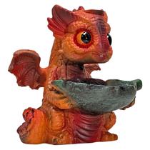 Dragão Incensário Cascata Cone Backflow Enfeite Resina Cores Dragão Incensário Cascata Cone Backflow Enfeite Resina Cores