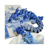 Dragão Mágico Impresso Em 3D Brinquedo Fidget Com Juntas Móveis Ornamento Articulado Rotativo Para