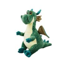 Dragão Pelúcia Sentado Verde 23cm - Decorativo e Macio