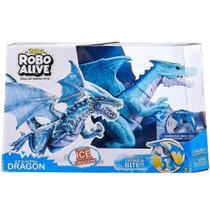 Dragão Robo Alive Sopro De Gelo Som e luz Zuru Candide 1112