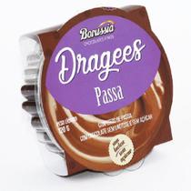 Drágeas Chocolate com Uva-Passa Zero Açúcar, Zero Lactose Borussia 120g