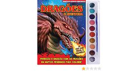 Dragões - Livro para Pintar com Aquarela