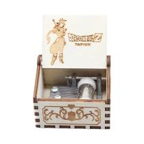 Dragon Ball Z Music Box Action Figure Antigo Esculpido Em Madeira Manivela Brinquedo Presente