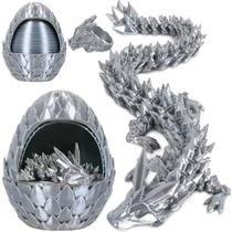 Dragon Egg iBuddy impresso em 3D com dragão articulado no interior