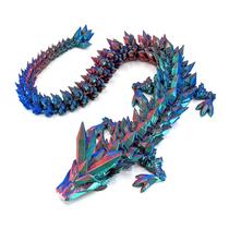 Dragon Figure Subpoly Medium 12 Articulated Crystal Dragon