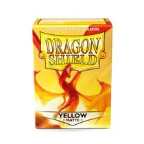 Dragon Shield Matte 100 Sleeves Yellow Para Cartas Pokemon Magic Dragon Shield Matte 100 Sleeves Yellow Para Cartas Pokemon Magic
