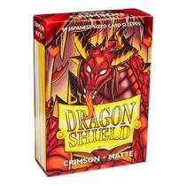 Dragon Shield Matte 60 Sleeves JapaneseSize Crimson/Carmesim