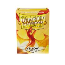 Dragon Shield Yellow Matte 100 Sleeves Standard Size