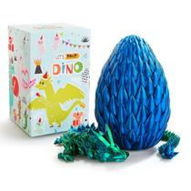 Dragon Toy LEWELLRY Blue Dragon de 15 polegadas com ovo, brinquedo Fidget
