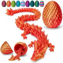 Dragon Toy TBOLINE 12 Dragão impresso em 3D Dragon Egg Crystal Dragon