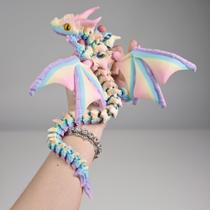 Dragon Toy WUQIREN impresso em 3D com asas articuladas Dragon Toy WUQIREN impresso em 3D com asas articuladas