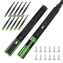 Drawer Slides FCOUMY Rolamento de esferas Soft Close de 12 polegadas x6 pares