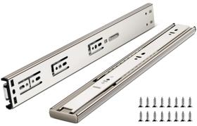 Drawer Slides Plusmart Soft Close, rolamento de esferas de 30 cm, 6 pares