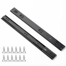 Drawer Slides Ravinte Soft Close, 20 polegadas, 10 pares, pretos