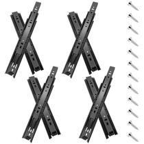 Drawer Slides Sulawskys 10" 3-Fold Full Ext 100LB 4 pares