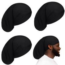Dreadlock Cap Tatuo, unissex, cabelo comprido, Dreads Head Wrap x4