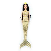 Dream Doll Boneca Sereia - Fashion Doll Dourada Dream Doll Boneca Sereia - Fashion Doll Dourada