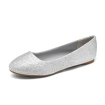 DREAM PAIRS Sapatilhas Prateadas com Glitter e Largura Extra DREAM PAIRS Sapatilhas Prateadas com Glitter e Largura Extra