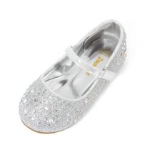 DREAM PAIRS Sapatos de Vestir Mary Jane Prata para Menina Pequena Tamanho 8 DREAM PAIRS Sapatos de Vestir Mary Jane Prata para Menina Pequena Tamanho 8