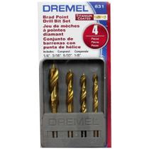 Dremel 631-Broca P/Mad 3Pontas C/4Pc 3,2A6,4Mm