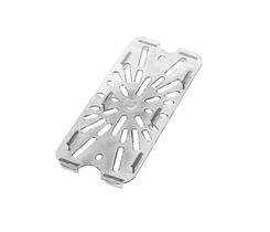 Dreno 1/3 Placa Perfurada Escorredor Em Policarbonato Para Cuba 1/3 POLI CAMBRO