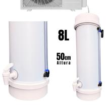 Dreno Coletor de Água p/ Ar Condicionado 8L Compacto 50cm Branco.