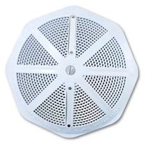 Dreno de Fundo Alta Vazão de Sobrepor 50mm Branco/Prata