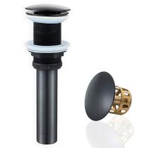Dreno de pia de banheiro VOTON Pop Up Stopper Matte Black Dreno de pia de banheiro VOTON Pop Up Stopper Matte Black