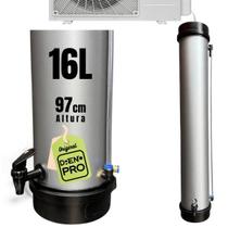 DrenoPro Coletor Água Ar Condicionado 16L Prata Fosco - Evita Gotejamento 97cm DrenoPro Coletor Água Ar Condicionado 16L Prata Fosco - Evita Gotejamento 97cm