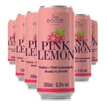 Drink Easy Booze Vodka +Pink Lemon Lata de 269ml Pac de 6 Unidades