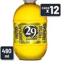 Drink Pronto 29 Sabores Frutas Tropicais Pet 490ml Caixa c 12 Un