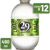 Drink Pronto 29 Sabores Limão Pet 490ml Caixa c 12 Un