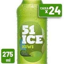 Drink Pronto 51 Ice Kiwi Garrafa Vidro 275ml Caixa c 24 un