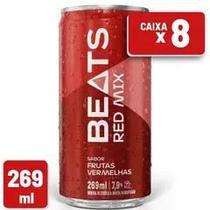 Drink Pronto Beats Red Mix Lata 269ml Caixa C/ 8 Un 1x8 Unidades 269ML LATA