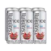 Drink Tsunami Ice Gin Melancia Lata 269ml - Pack 6 latas 6x269ml