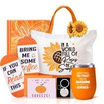 Drinking Cup EUASOO, conjunto de presente de girassol isolado de 12 onças Drinking Cup EUASOO, conjunto de presente de girassol isolado de 12 onças