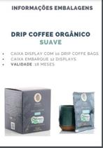 Drip cofee Orgânico suave 100%arábica 10 sachês peso liquido 100g