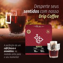 Drip Coffee Café Especial - 365 Coffee - Caixa com 16 unidades