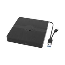 Drive Externo Blu-ray USB 3.0 Tipo-C Portátil, Gravador De DVD E CD Para Laptop, PC, Windows, Linux,