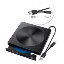 Drive Gravador de CD/DVD Externo Usb 3.0 e Type-C KP-LE303