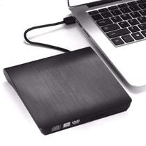 Drive Leitor e Gravador de CD e DVD Externo PC Desktop Notebook USB 3.0 Portátil