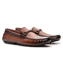 Drive Masculino em Couro Caramelo - Cód: 26836