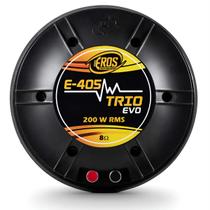 Driver Automotivo Potente Eros E405 Trio EVO 200 Watts RMS 8 Ohms Preto