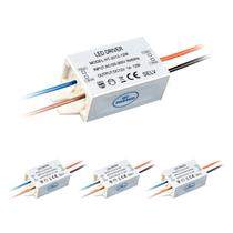 Driver de alimentação HHTUN DC12V 12W à prova dágua IP67, kit com 4 unidades Driver de alimentação HHTUN DC12V 12W à prova dágua IP67, kit com 4 unidades