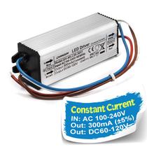 Driver de LED Chanzon 300mA 60V-120V Entrada 100-240V 20W-36W