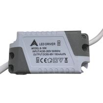 Driver LED 8~18W 180mA Para Luminária Plafon Bivolt