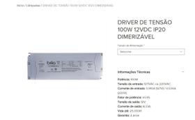 Driver Led Brilia 100w 12v Pulse Bvc-100-8330 319387 Driver Led Brilia 100w 12v Pulse Bvc-100-8330 319387