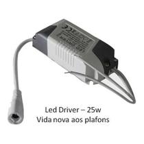 Driver Led Reator Fonte Para Plafon 18w À 25w