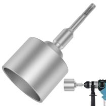 Driver para haste de aterramento DNAMYJME SDS Plus em aço forjado 6,5 cm